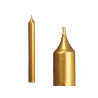 CONJ 8 VELAS DOURADAS 20 CM 8 HORAS