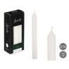 SET 6 BOUGIES  BLANC 15 CM 6 HEURES
