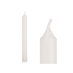 SET 6 CIRIOS BLANCO 15 CM 6 HORAS