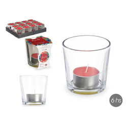 TEALIGHT COM COPO FRUTOS VERMELHOS 6 HORAS