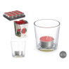 TEALIGHT COM COPO FRUTOS VERMELHOS 6 HORAS