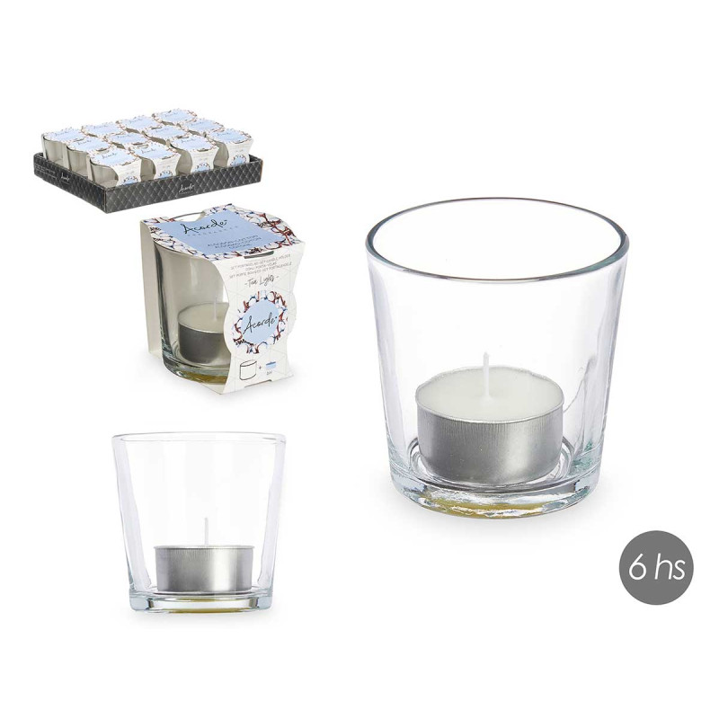 TEALIGHT COM COPO ALGODÃO 6 HORAS