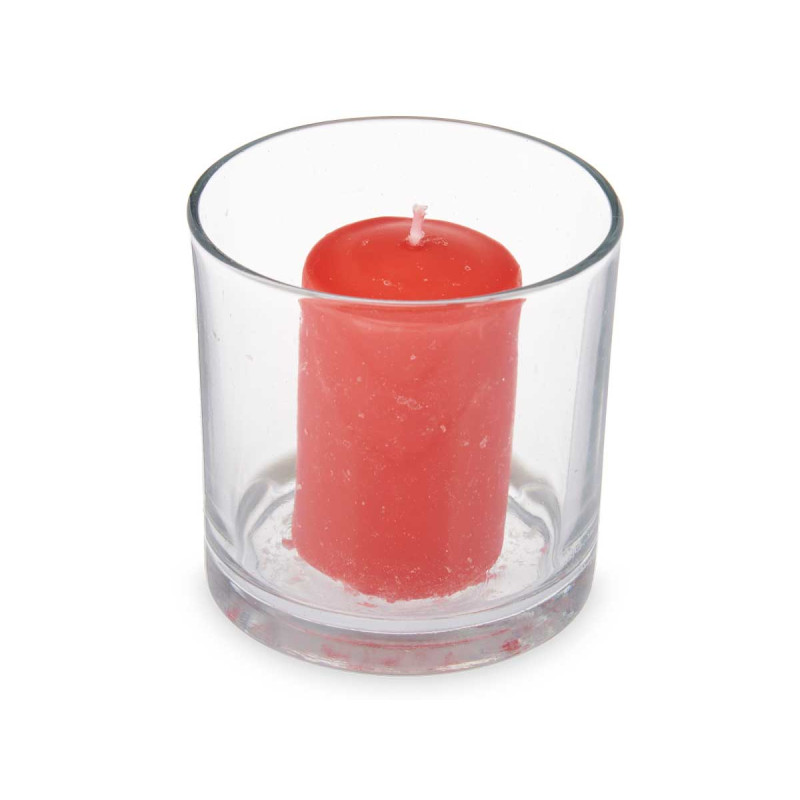 VELA COM COPO FRUTOS VERMELHOS