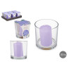 VELA COM COPO LAVANDA