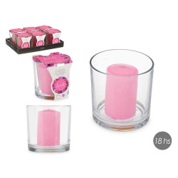 VELA COM COPO ORQUIDEA