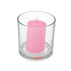 VELA COM COPO ORQUIDEA