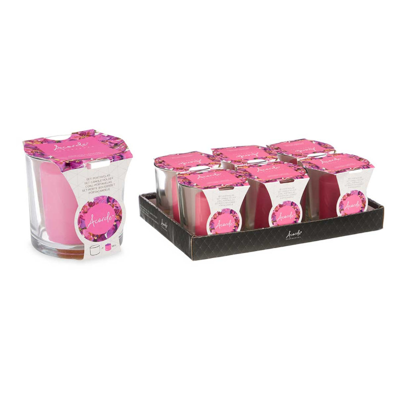 VELA COM COPO ORQUIDEA