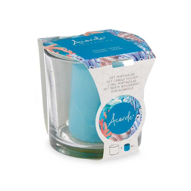 CANDLEHOLDER LARGE CANDLES OCEAN 