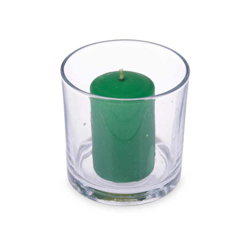 VELA COM COPO BAMBU