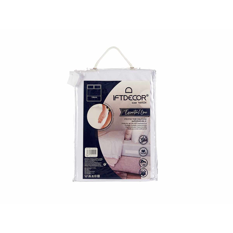 PROTECTOR COLCHON IMPERMEABLE CAMA 135CM