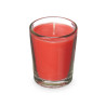 CONJ 6 VELAS COPO VIDRO FRUTOS VERMELHOS