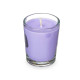 CONJ 6 VELAS COPO VIDRO LAVANDA