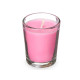 CONJ 6 VELAS COPO VIDRO ORQUÍDEA