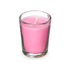 SET 6 VELAS VASO VIDRIO ORQUIDEA