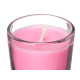 CONJ 6 VELAS COPO VIDRO ORQUÍDEA
