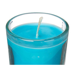 CONJ 6 VELAS COPO VIDRO OCEANO