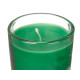 SET 6 BOUGIES VERRE CRISTAL BAMBOU