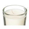 SET 6 CANDELE BICCHIERE VETRO COTONE