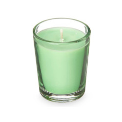 CONJ 6 VELAS COPO VIDRO JASMIM