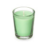 CONJ 6 VELAS COPO VIDRO JASMIM