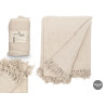 COVER MULTI-USE POMPON NATURAL 180X220CM