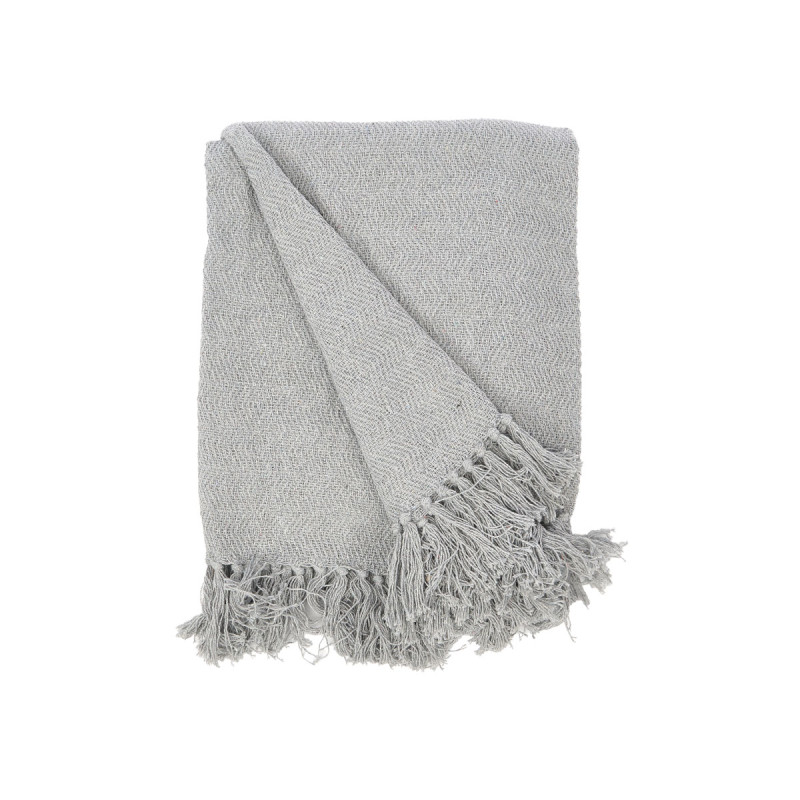 MULTIUSO POMPON GRIGIO 180X220CM