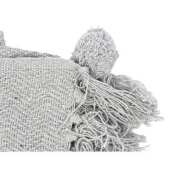 MULTIUSO POMPON GRIGIO 180X220CM
