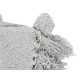 MULTIUSO POMPON GRIGIO 180X220CM