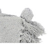 MULTIUSO POMPON GRIGIO 180X220CM