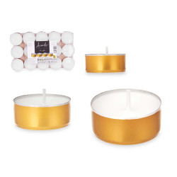 SET 30 TEALIGHTS 4 HORAS ORO