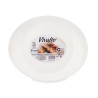 ASSIETTE À VIANDE OVALE OPALE 31CM