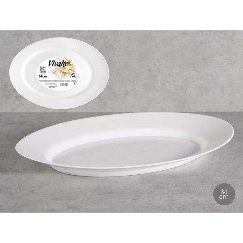 OVAL OPAL TRAY 34CM