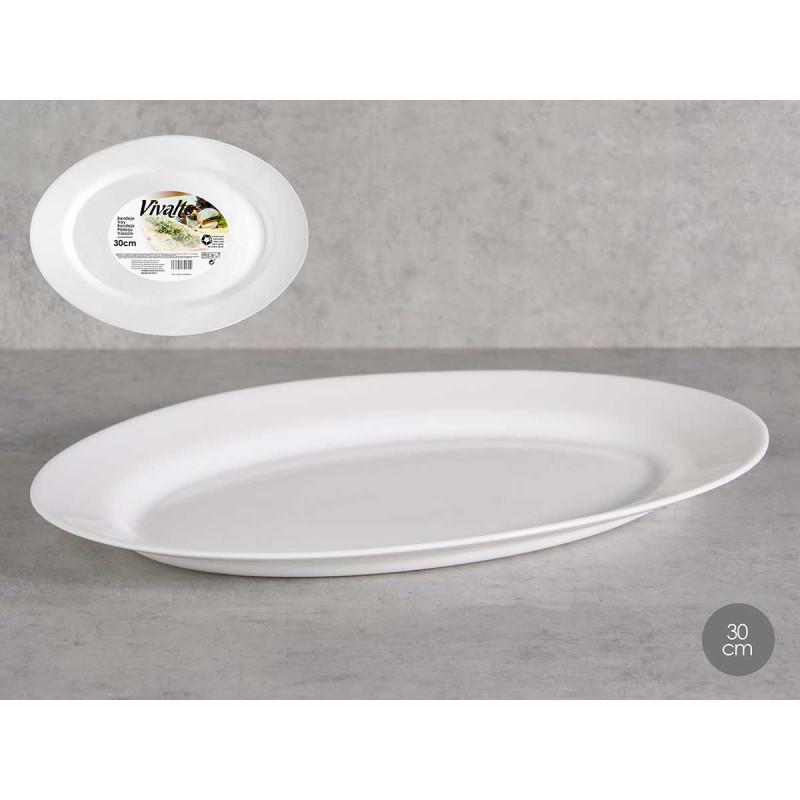 VASSOIO OVALE OPALE 30CM