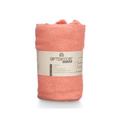 MULTIUSOS POMPOM AVERMELHADO 180X220CM