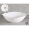 SQUARE OPAL BOWL 27CM
