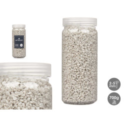 2 5 MM METALLIZED STONE JAR 700G GREY