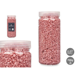 2 5 MM METALLIZED STONE JAR 700G TILE COLOUR