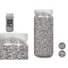 BARATTOLO PIETRA 2 5 MM METALLIZZATO 700G ARGENTO