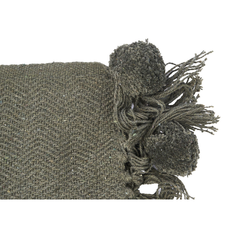 COVER MULTI-USE POMPON GREEN 180X220CM