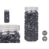 10 20 MM METALLIZED STONE JAR 700G BLACK