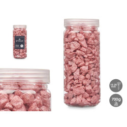 10 20 MM METALLIZED STONE JAR 700G TILE COLOUR
