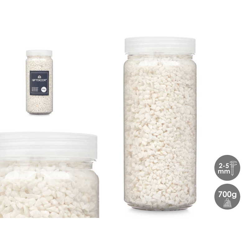 2 5 MM STONE JAR 700G WHITE