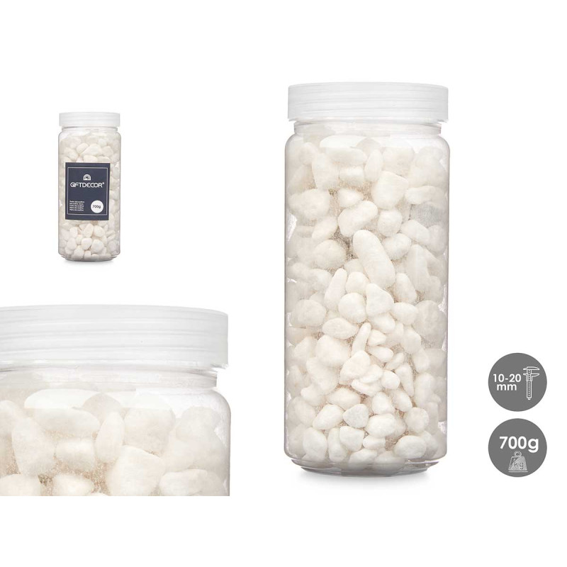 8 15 MM STONE JAR 700G WHITE