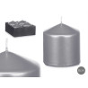 CANDELA ARGENTO 8CM