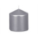 PILLAR CANDLE SILVER 8CM 