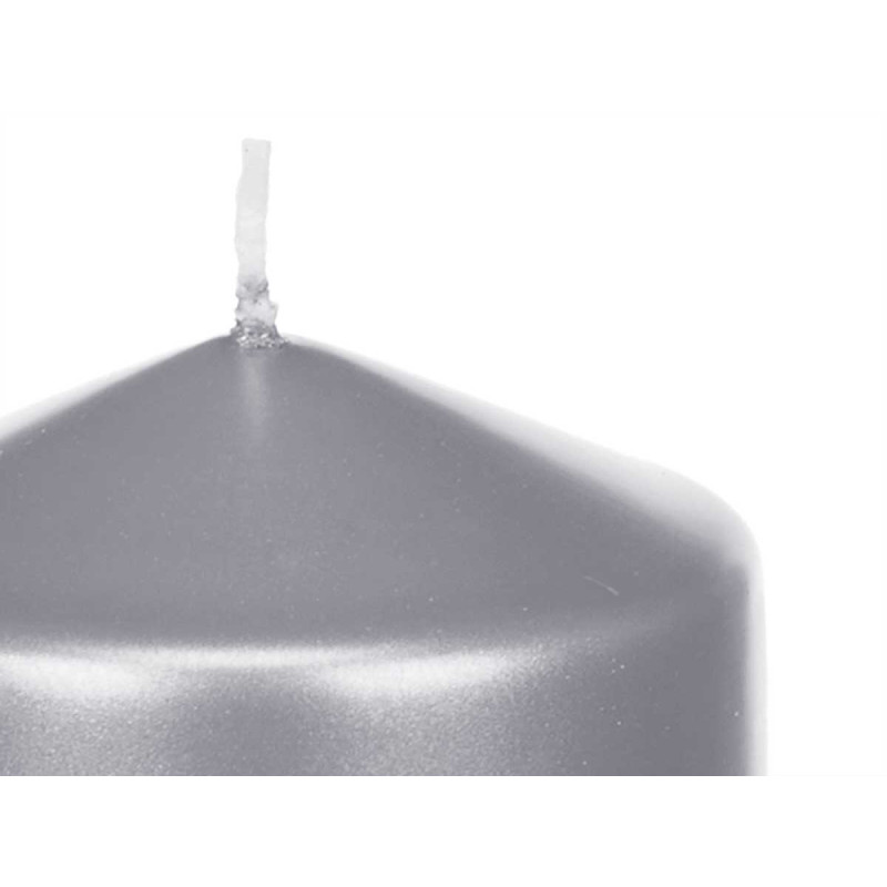 CANDELA ARGENTO 8CM