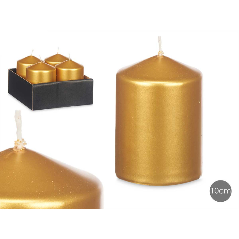 VELA TACO ORO 10CM