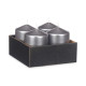 CANDELA ARGENTO 10CM