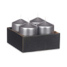 CANDELA ARGENTO 10CM