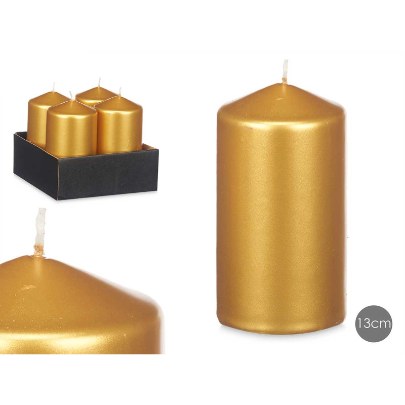BOUGIE BLOC OR 13CM